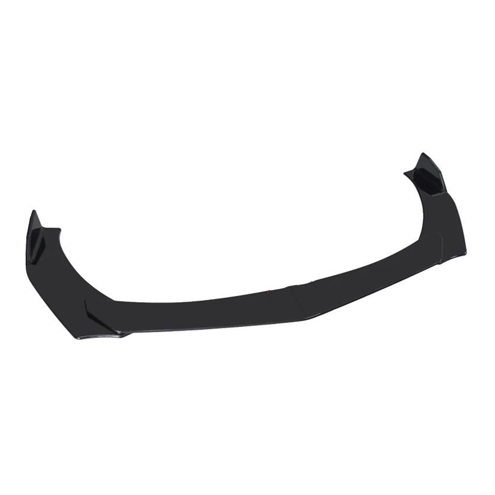 Frontstoßstange Spoiler Frontspoiler Lippe Universal Für Einstellbare Frontschürze Lip Spoiler Splitter Schwarz Carbon Faser Muster(Gloss Black) von HONGYISM