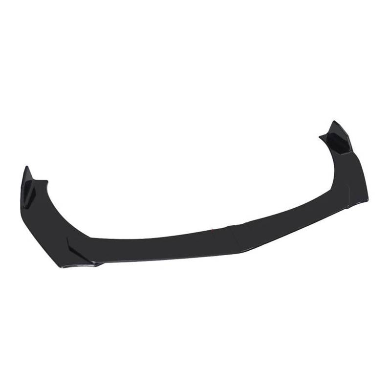Frontstoßstange Spoiler Frontspoiler Lippe Universal Für Einstellbare Frontschürze Lip Spoiler Splitter Schwarz Carbon Faser Muster(Gloss Black) von HONGYISM