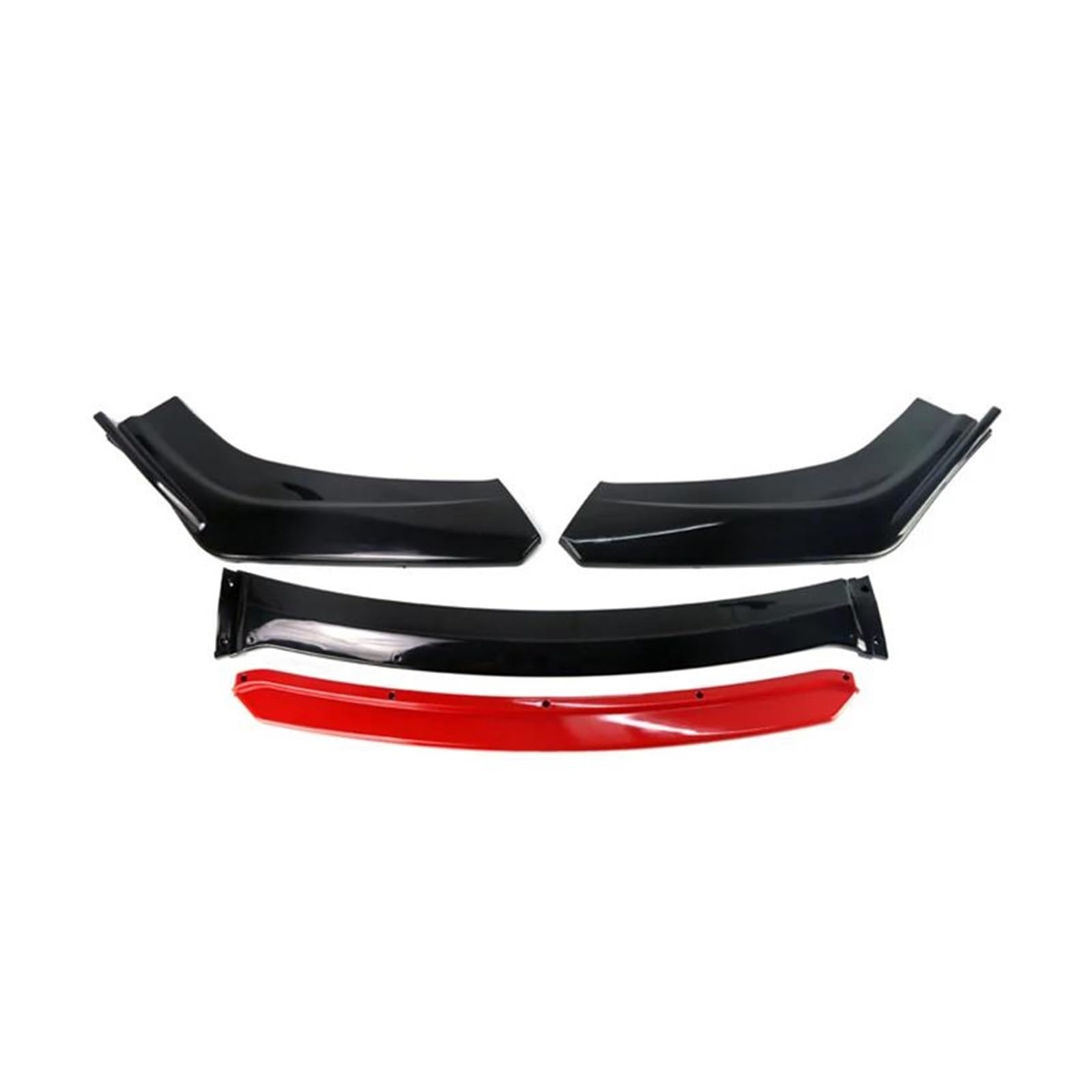 Frontstoßstange Spoiler Frontspoiler Lippe Verstellbarer Universal-Auto-Front-Unterlippen-Splitter Body-Kit Spoiler-Diffusor(A) von HONGYISM