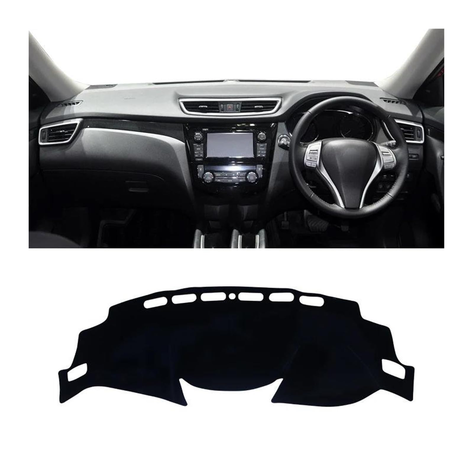 Für Nissan Für Qashqai Für J11 Für X-Trail Für X Trail Für T32 2014-2020 Auto-Armaturenbrett-Abdeckung Sonnenschutz Instrumententafel Teppiche Armaturenbrett Abdeckung Dashmat(Black for T32 RHD) Für Nissan Für Qashqai Für J11 Für X-Trail Für X Trail Für T32 2014-2020 Auto-Armaturenbrett-Abdeckung Sonnenschutz Instrumententafel Teppiche Armaturenbrett Abdeckung Dashmat(Black for T32 RHD) von HONGYISM