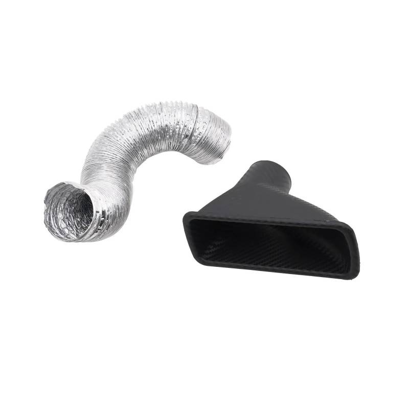 HONGYISM Lufteinlässe Auto Universal Cold Air Intake Rohr Kit Für Front Stoßstange ABS Kunststoff Turbo Air Trichter Einlass Kit Für Bremse Kühlung Ansaugrohr (Size : B Style) von HONGYISM