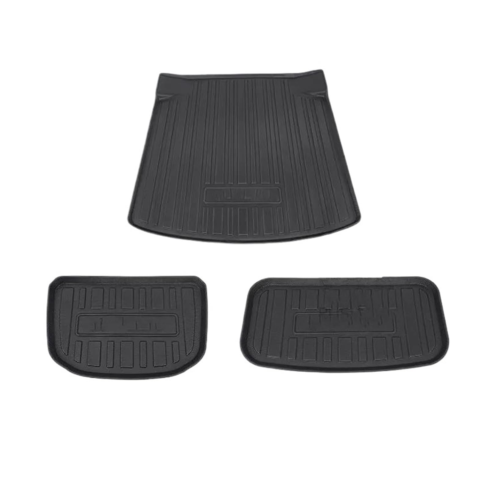 Kofferraum Schutzmatte Kofferraumwanne Auto Kofferraummatte Aufbewahrungsbox Pad Für BYD Für Seal Ev 2023 2024 Für ATTO 4 wasserdichte Pads Cargo-Liner Kofferraumwanne Bodenmatte(3 PCS) von HONGYISM