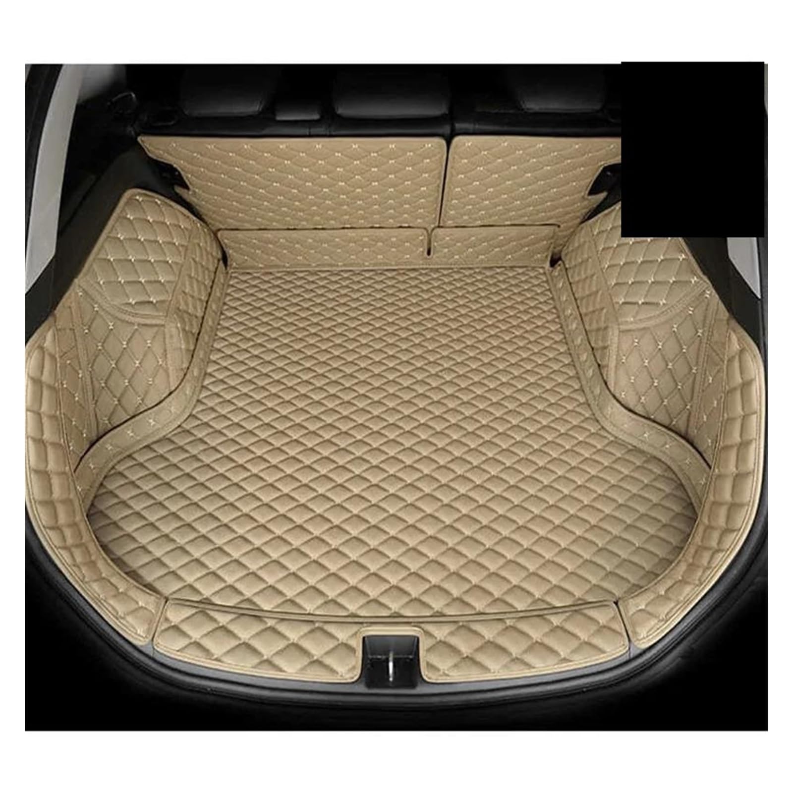 Kofferraum Schutzmatte Kofferraumwanne Custom Car Kofferraummatte Heckkofferraumwanne Liner Frachtteppichpolsterschutz Für Changan CS55 Für Plus 2020 2021 Wasserdicht(A beige) von HONGYISM