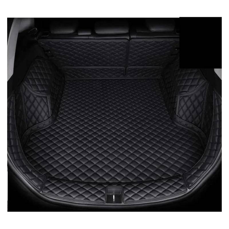 Kofferraum Schutzmatte Kofferraumwanne Custom Car Kofferraummatte Heckkofferraumwanne Liner Frachtteppichpolsterschutz Für Changan CS55 Für Plus 2020 2021 Wasserdicht(All Black) von HONGYISM