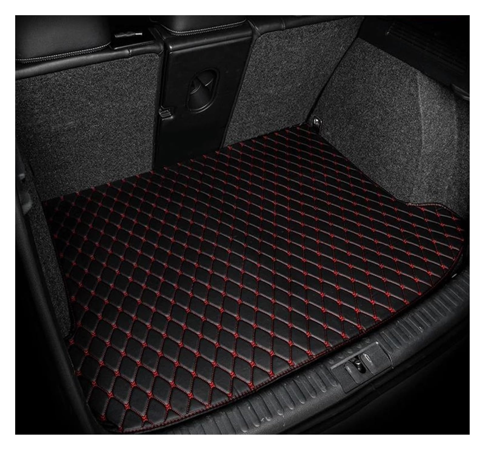 Kofferraum Schutzmatte Kofferraumwanne Für Für A6 C7 Station Wagon Estate 4G 2011~2016 2017 2018 wasserdichte Schutzpolster Kofferraummatten Autozubehör Automatten(BIACK RED SIGIE) von HONGYISM