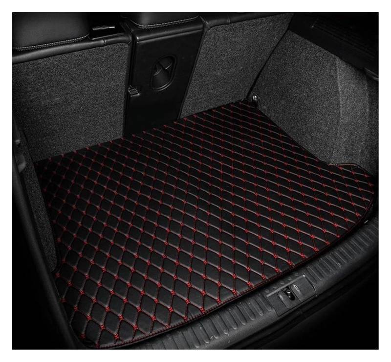 Kofferraum Schutzmatte Kofferraumwanne Für Für A6 C7 Station Wagon Estate 4G 2011~2016 2017 2018 wasserdichte Schutzpolster Kofferraummatten Autozubehör Automatten(BIACK RED SIGIE) von HONGYISM