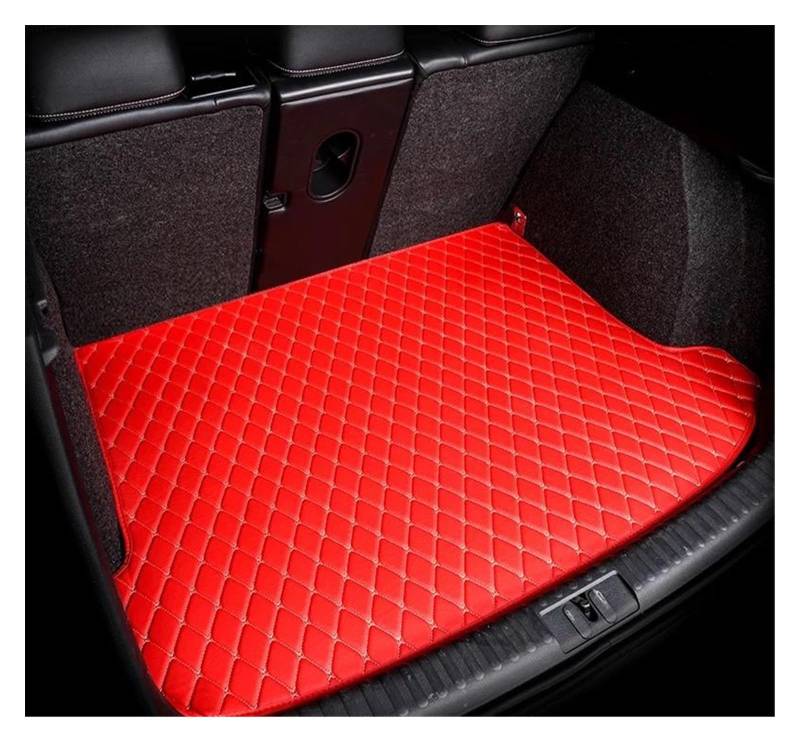 Kofferraum Schutzmatte Kofferraumwanne Für Für A6 C7 Station Wagon Estate 4G 2011~2016 2017 2018 wasserdichte Schutzpolster Kofferraummatten Autozubehör Automatten(RED SIGIE) von HONGYISM