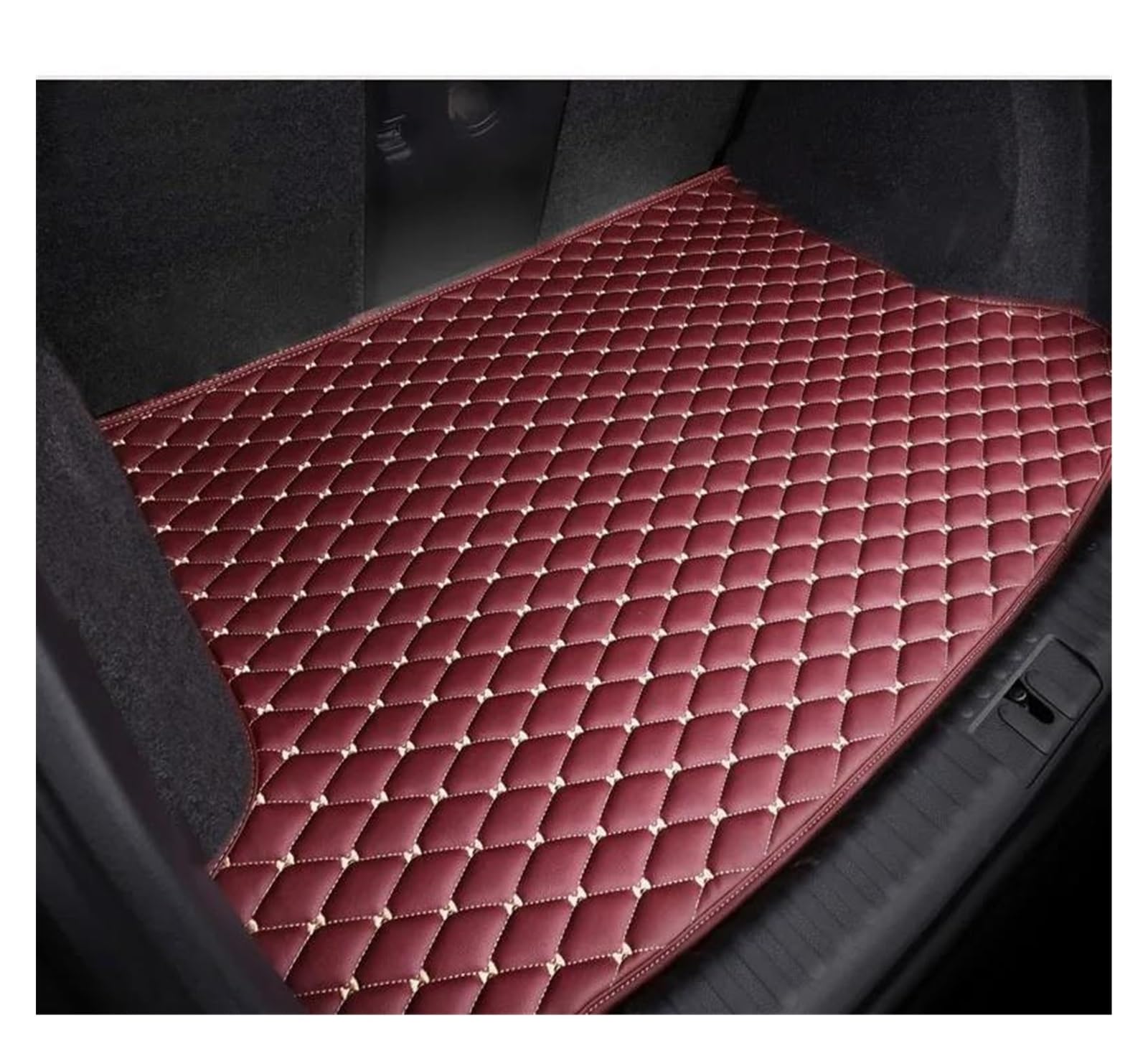 Kofferraum Schutzmatte Kofferraumwanne Für Für A6 C7 Station Wagon Estate 4G 2011~2016 2017 2018 wasserdichte Schutzpolster Kofferraummatten Autozubehör Automatten(Wine RED SIGIE) von HONGYISM