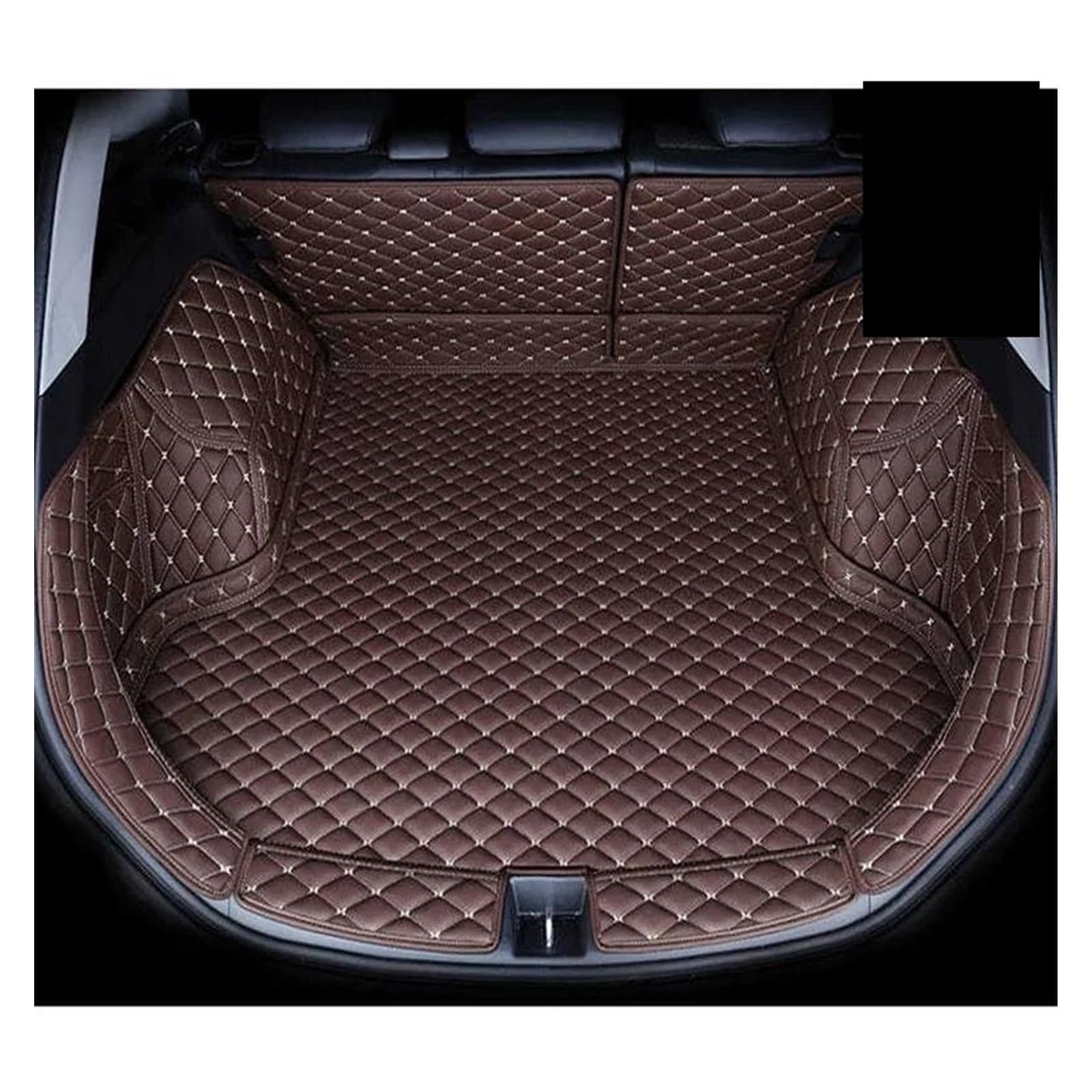 Kofferraum Schutzmatte Kofferraumwanne Für Jeep Für Compass 2017 18 2019 2020 2021 Teppiche Verschleißfester Schutz wasserdichte Kofferraummatte Heckkofferraumwanne Liner(A Coffee) von HONGYISM