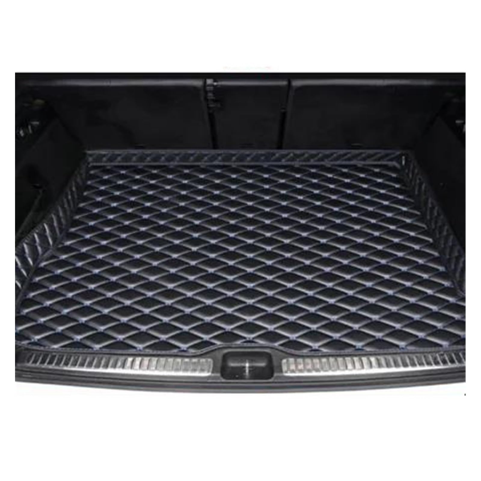 Kofferraum Schutzmatte Kofferraumwanne Für Land Für Rover Für Range Für Rover Für Sport Für Evoque Für Discovery 4 Für Freelander Lr2 Für Rover 75 Für Defender Kofferraummatten(Black Blue) von HONGYISM