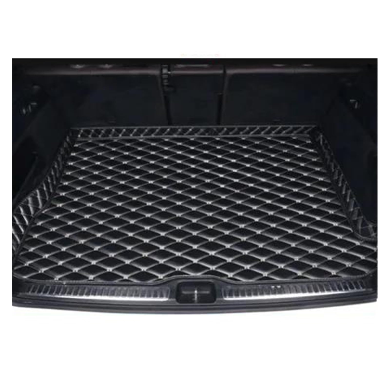 Kofferraum Schutzmatte Kofferraumwanne Für Land Für Rover Für Range Für Rover Für Sport Für Evoque Für Discovery 4 Für Freelander Lr2 Für Rover 75 Für Defender Kofferraummatten(Black beige) von HONGYISM