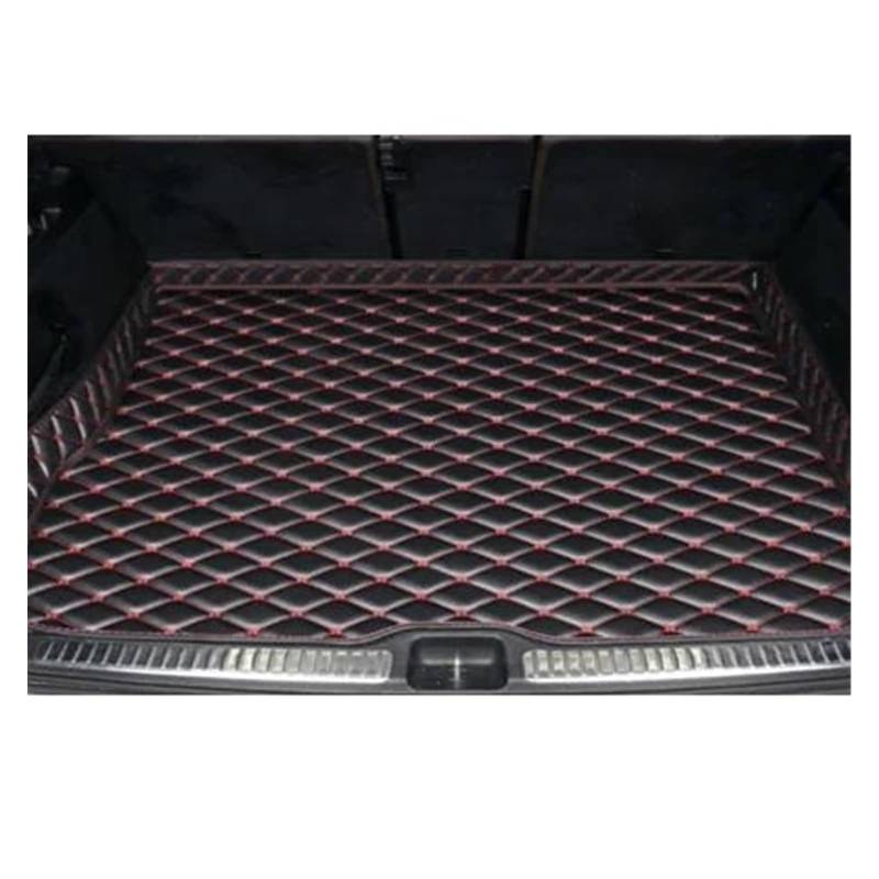 Kofferraum Schutzmatte Kofferraumwanne Für Land Für Rover Für Range Für Rover Für Sport Für Evoque Für Discovery 4 Für Freelander Lr2 Für Rover 75 Für Defender Kofferraummatten(Black red) von HONGYISM
