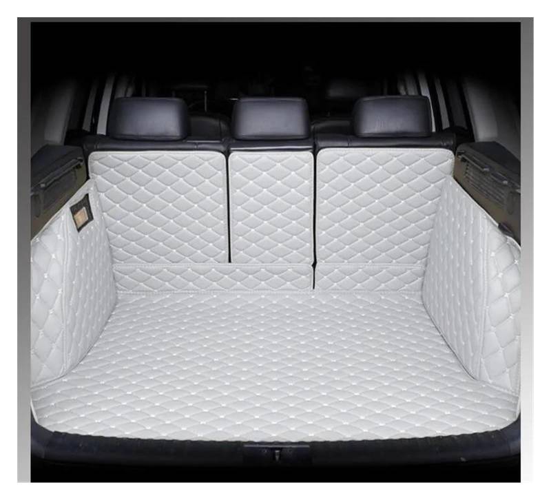Kofferraum Schutzmatte Kofferraumwanne Für Peugeot 5008 P87 2017 2018 2019 2020 2021 2022 7 Sitze wasserdichte Schutzablage Teppich Schlamm Autozubehör Auto Kofferraummatten(Grey 3D) von HONGYISM