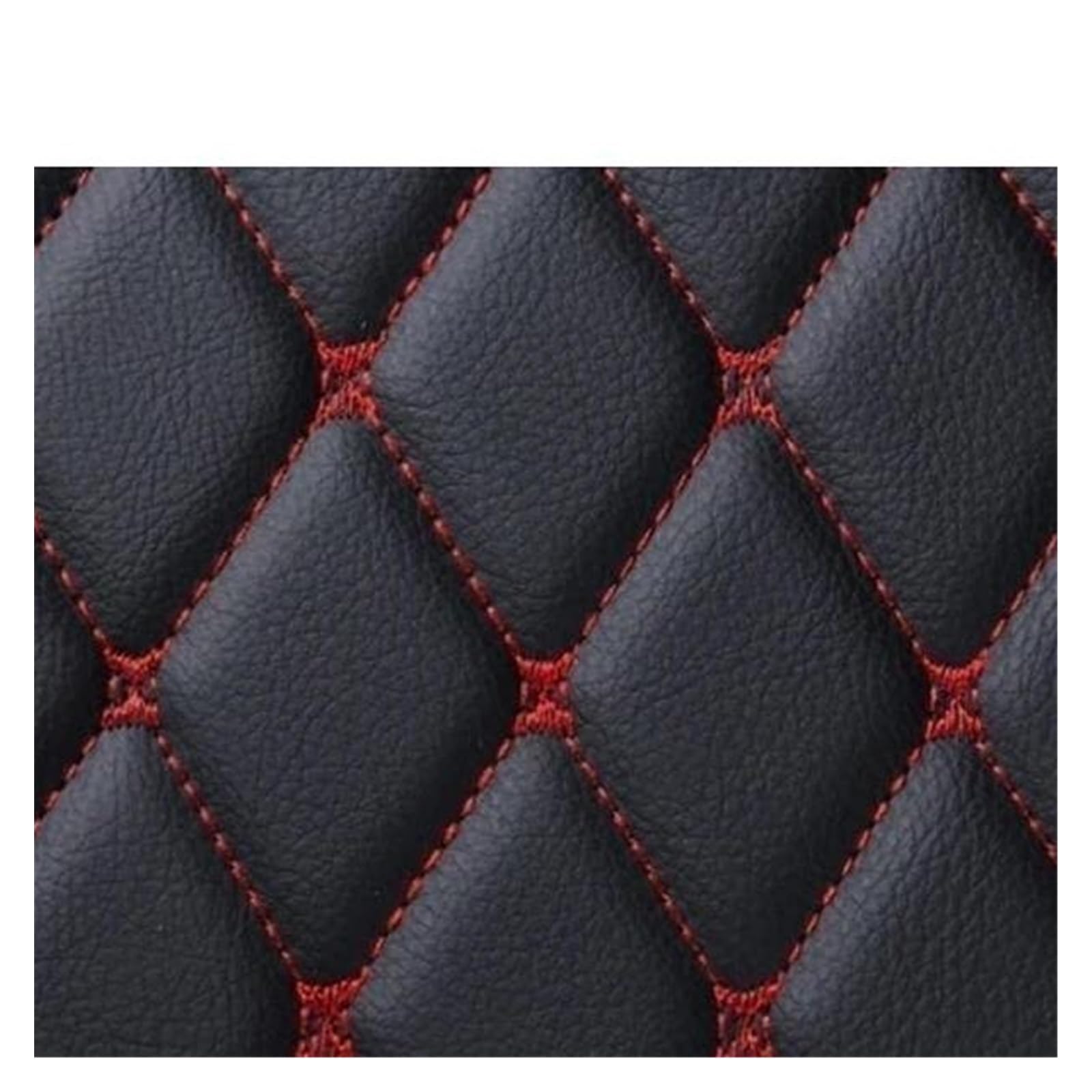 Kofferraum Schutzmatte Kofferraumwanne Für Tesla Für Modell X 6 Sitz Auto Matte Innen Volle Abdeckung Auto Kofferraum Matten Auto Zubehör(Black Red) von HONGYISM