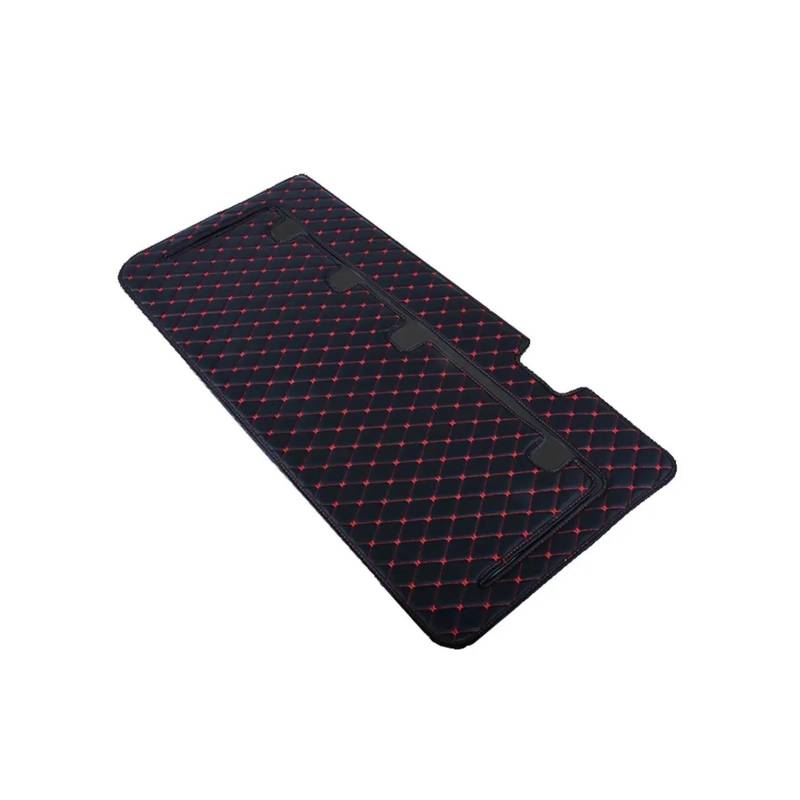 Kofferraum Schutzmatte Kofferraumwanne Für Toyota Für Land Für Cruiser Prado 150 2010-2018 Kick Tray Fracht Hinten Stamm Heckklappe Heckklappe Tür Matte Abdeckung Boden Teppich Schlamm Pad(Rot) von HONGYISM