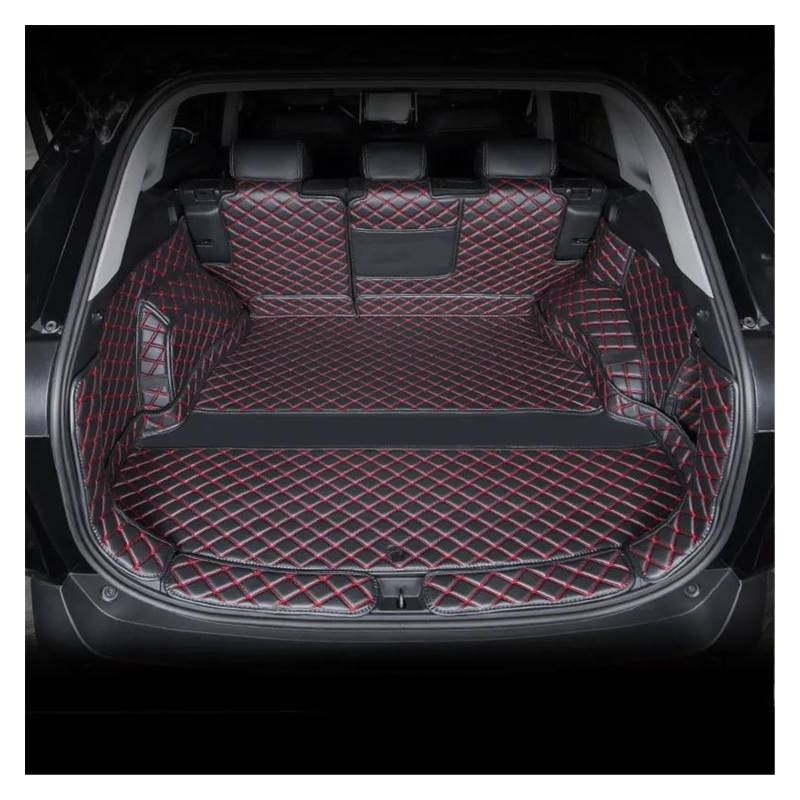 Kofferraum Schutzmatte Kofferraumwanne Für Toyota Für RAV4 2020 2021 2022 Auto Kofferraumabdeckungen Innen wasserdichte Schutzmatten Teppiche Leder Autos Zubehör(H) von HONGYISM