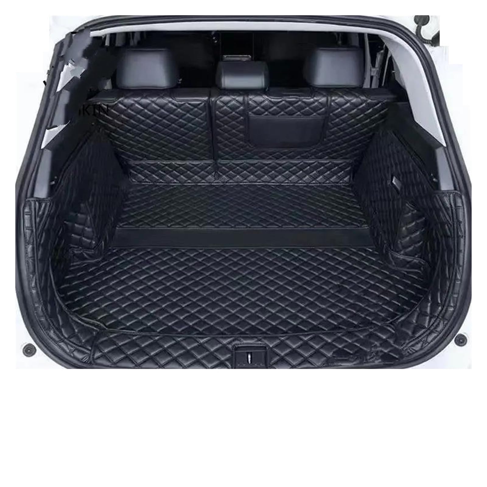 Kofferraum Schutzmatte Kofferraumwanne Für Toyota Für RAV4 XA50 2019 2020 2021 2022 2023 Für RAV 4 XA 50 Für Hybrid Cargo-Liner Abdeckung Pad Teppich Leder Auto Kofferraummatte Zubehör(A) von HONGYISM