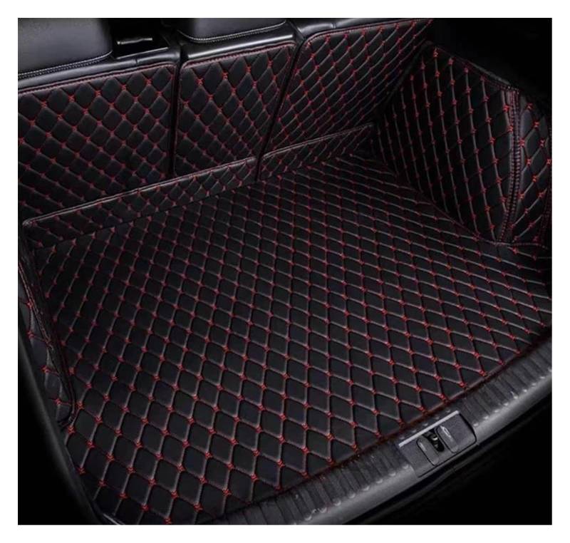 Kofferraum Schutzmatte Kofferraumwanne Für Volvo Für XC60 2015 2014 2013 2012 2011 2010 2009 Kofferraummatten Teppiche Cargo-Liner Teppiche Abdeckung Innenausstattung Autozubehör(BIACK RED 3D) von HONGYISM
