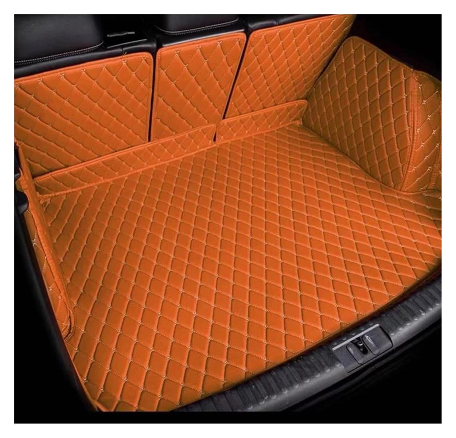 Kofferraum Schutzmatte Kofferraumwanne Für Volvo Für XC60 2015 2014 2013 2012 2011 2010 2009 Kofferraummatten Teppiche Cargo-Liner Teppiche Abdeckung Innenausstattung Autozubehör(Brown 3D) von HONGYISM