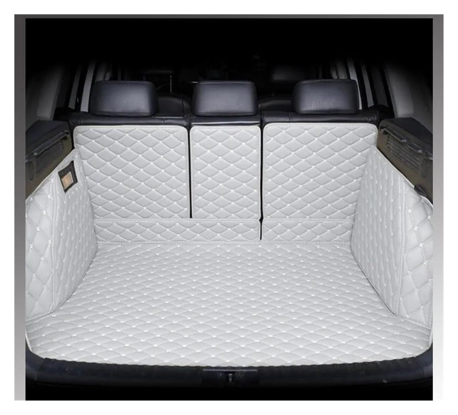 Kofferraum Schutzmatte Kofferraumwanne Für Volvo Für XC60 2015 2014 2013 2012 2011 2010 2009 Kofferraummatten Teppiche Cargo-Liner Teppiche Abdeckung Innenausstattung Autozubehör(Grey 3D) von HONGYISM