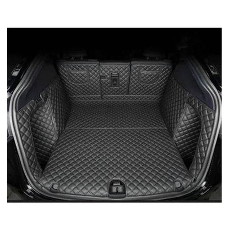 Kofferraum Schutzmatte Kofferraumwanne Komplettes Set Kofferraummatten Für Tesla Für Modell Y 2020 2021 2022 wasserdichte Cargo Liner Matten Boot Teppiche(Schwarz) von HONGYISM