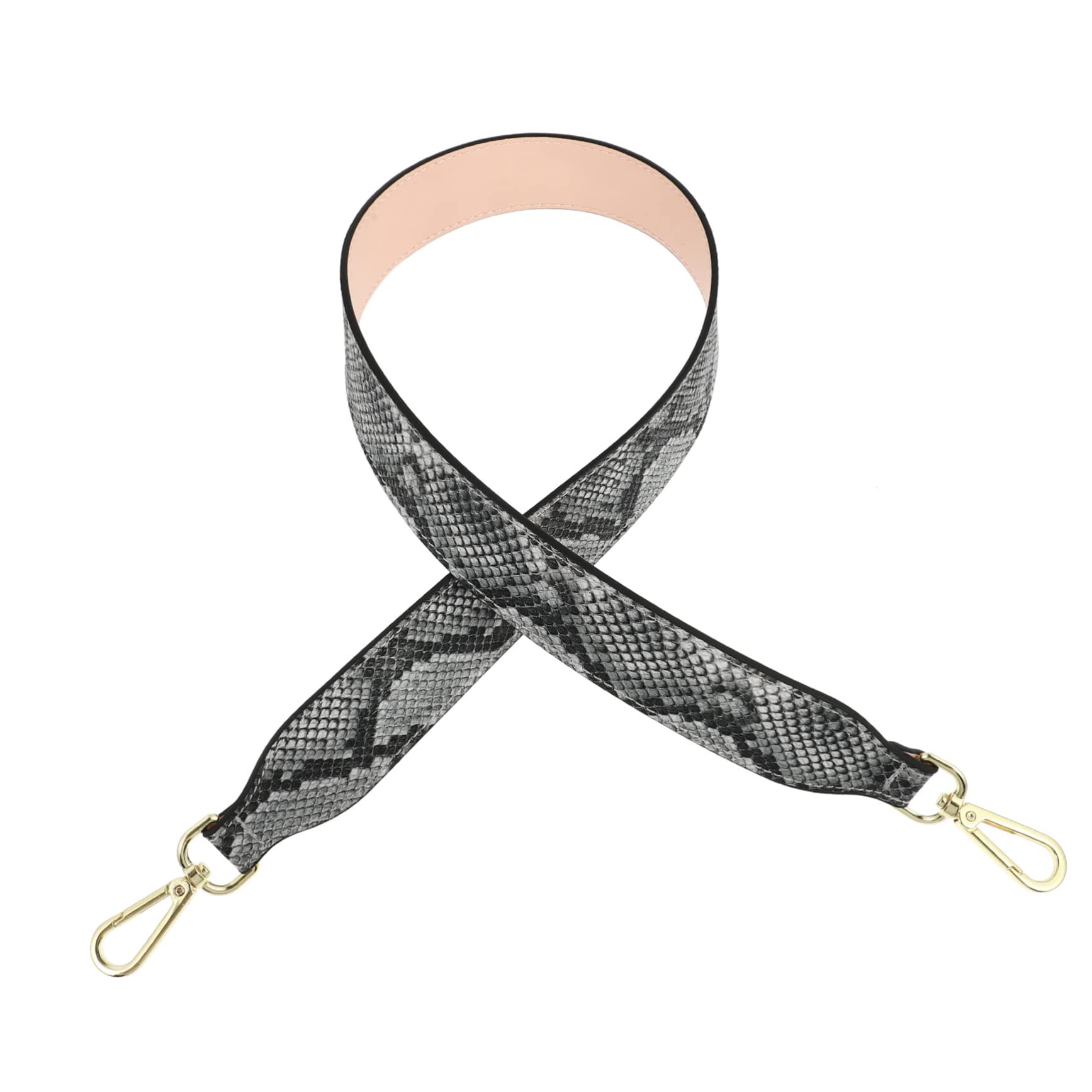 HOODANCOS 1Stück Schultergurt Echtem Leder Verstellbarer Ersatzriemen für Handtaschen Umhängetaschen und Messenger Bags Elegantes Design mit Schlangenoptik Einfach HOODANCOS 1Stück Schultergurt Echtem Leder Verstellbarer Ersatzriemen für Handtaschen Umhängetaschen und Messenger Bags Elegantes Design mit Schlangenoptik Einfach von HOODANCOS