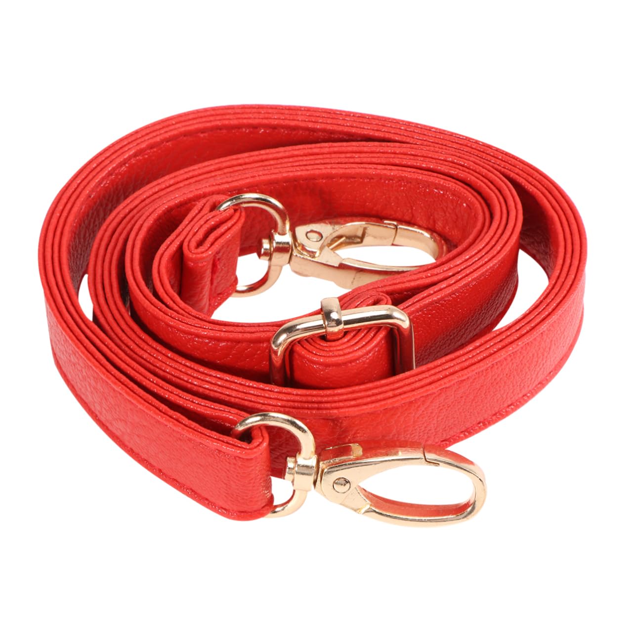 HOODANCOS Kunstleder Taschenriemen für Umhängetaschen Verstellbarer Schultergurt mit Metallschnallen Rot für Handtaschen Clutches und Crossbody Bags Hochwertige HOODANCOS Kunstleder Taschenriemen für Umhängetaschen Verstellbarer Schultergurt mit Metallschnallen Rot für Handtaschen Clutches und Crossbody Bags Hochwertige von HOODANCOS
