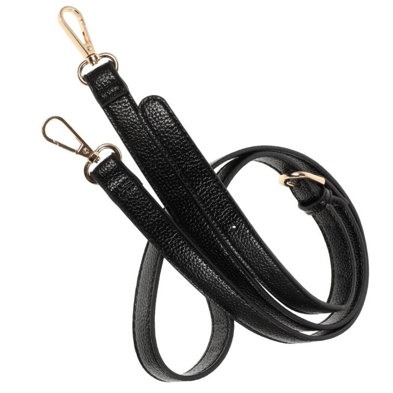 HOODANCOS Schultergurtbeutelzubehör Schultergurte Verstellbarer Taschengurt Geldbörse Träger Für Taschen Gürtel Taschenriemen Umhängetasche Damen Handtasche Metall Black von HOODANCOS