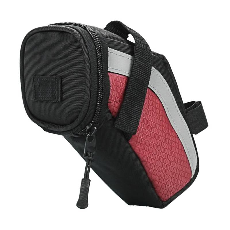 HOOLRZI 1,5 l Fahrradsatteltasche Fahrradsitze Tasche mit reflektierenden Streifen für Mountainbikes Heckhalterung Schnellspanner Halterung von HOOLRZI