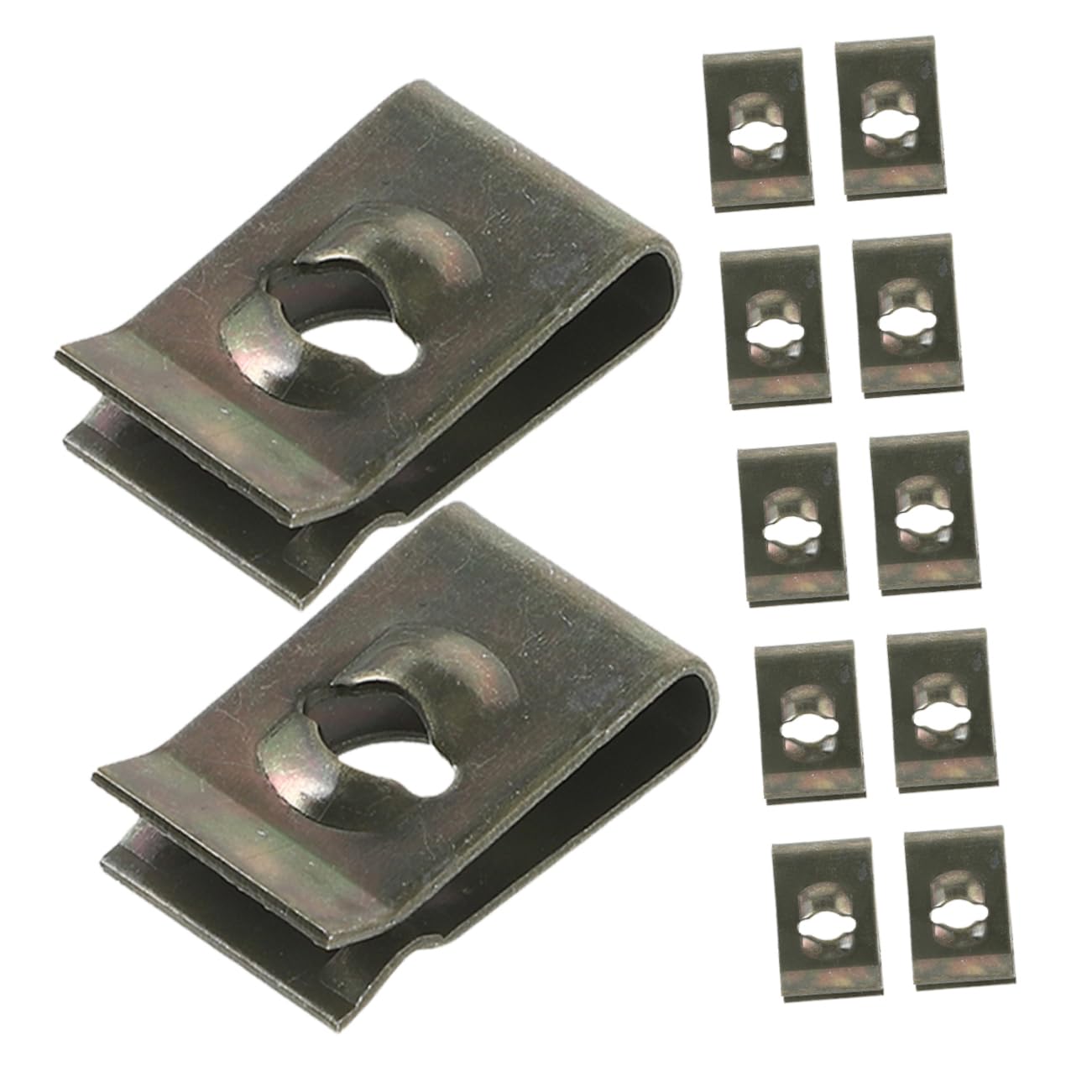 HORIALENCE 100 Stück Autoschraubenbasis Autoclips Kfz -Befestigungselemente Spire u Clip Nuss-Clips Befestigungselemente für Autos Körperclips Stoßfängerclips Automobilzulieferer Eisen Kaffee HORIALENCE 100 Stück Autoschraubenbasis Autoclips Kfz -Befestigungselemente Spire u Clip Nuss-Clips Befestigungselemente für Autos Körperclips Stoßfängerclips Automobilzulieferer Eisen Kaffee von HORIALENCE