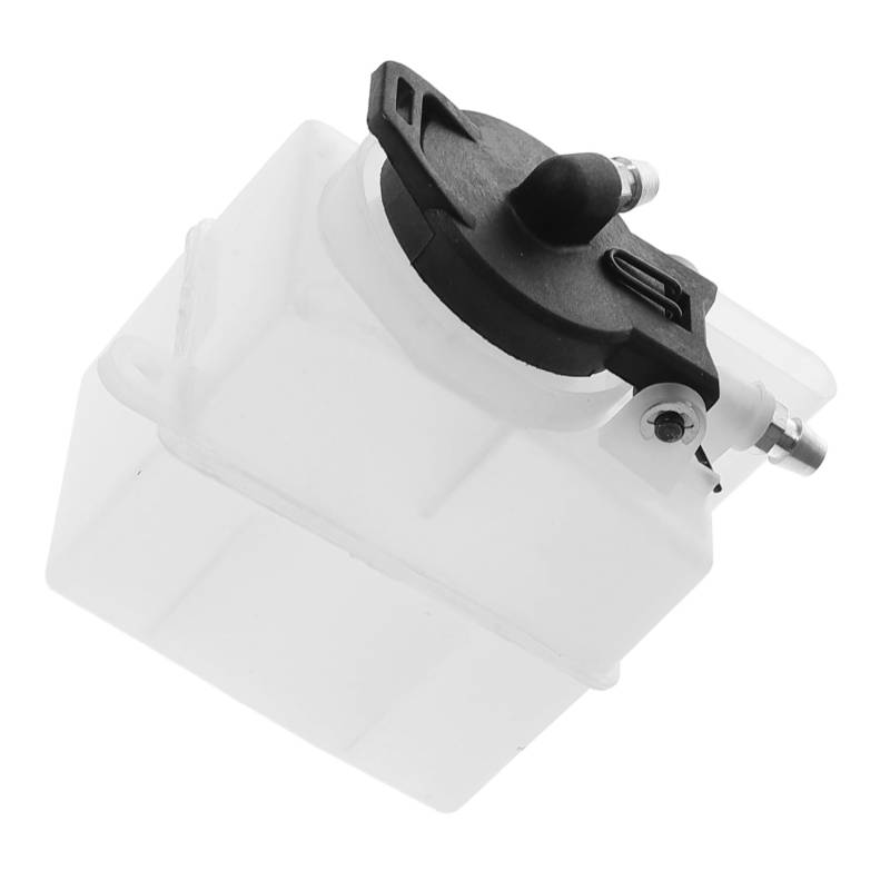 HORIALENCE Ferngesteuerter Kraftstofftank für Modellautos RC Auto Kraftstofftank Leichter Kraftstofftank für RC Autos Robuster Kraftstofftank RC-Car-Benzintank RC-Zündzubehör Plastik Weiß von HORIALENCE