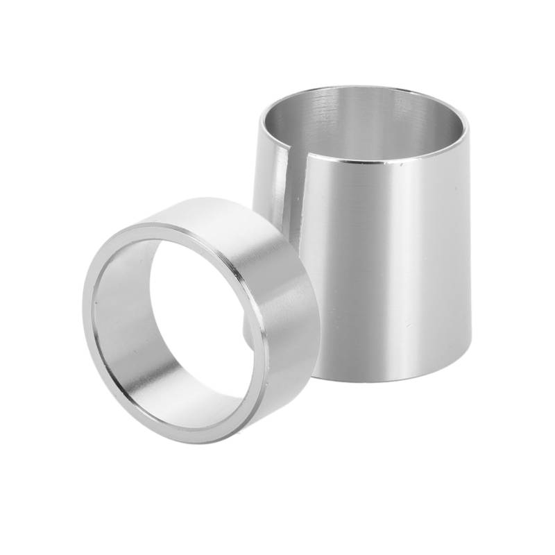 HORIALENCE Stößelstangen-längenwerkzeug Spurstangenkopfmanschetten Untere Kugelgelenkmanschette Go-kart-lenkungsteile Präzisionswellenadapter Go-kart-lenkwelle Silver Aluminium von HORIALENCE