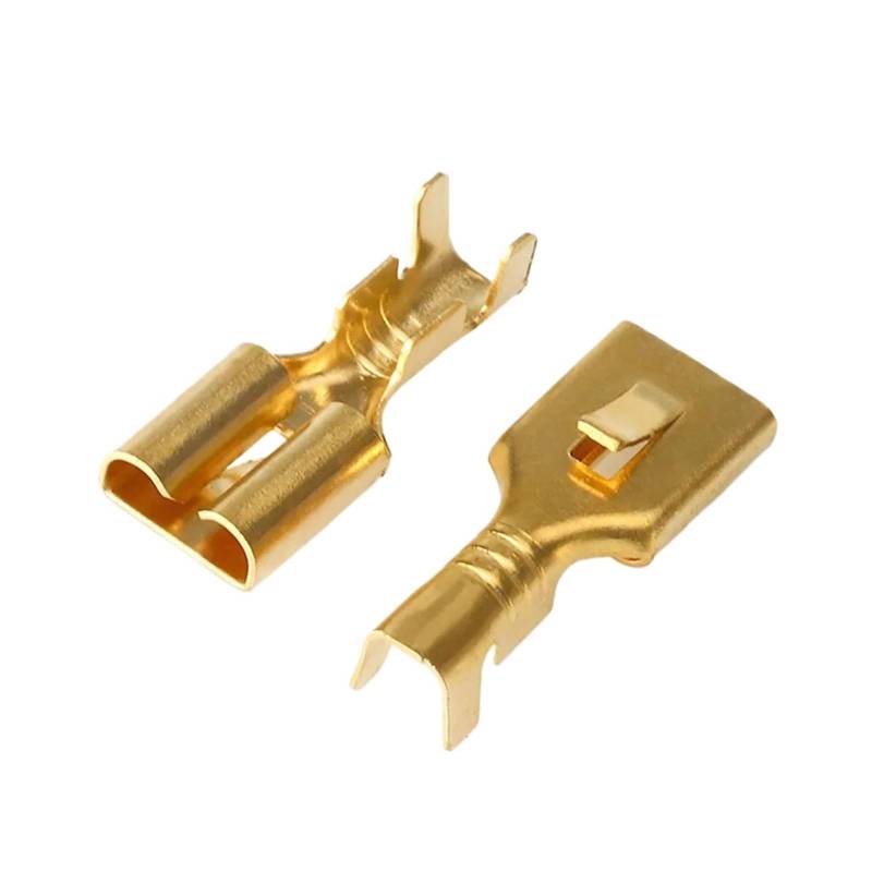 100pcs 6.3 Flat plate barbed spring Connector DJ623-E6.3B car relay terminal battery car HOROJDTH von HOROJDTH
