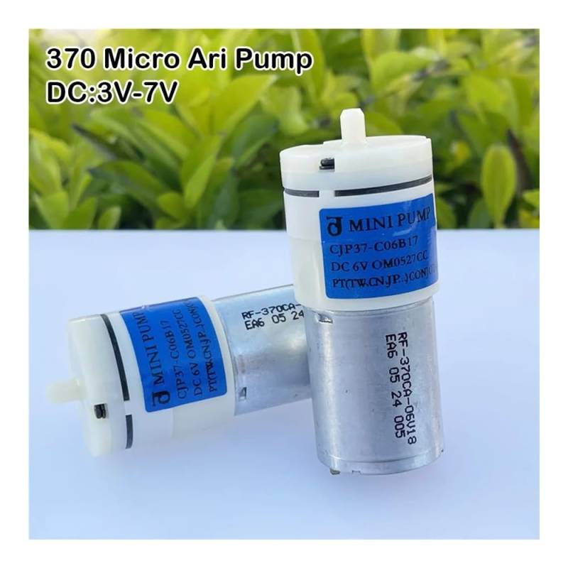 1PCS DC 6V 370 electronic starter Silent Air Pump 2L/min Pump 3.7V CJP37-C Pressure Pump Aquarium Fish Tank Pump HOROJDTH von HOROJDTH