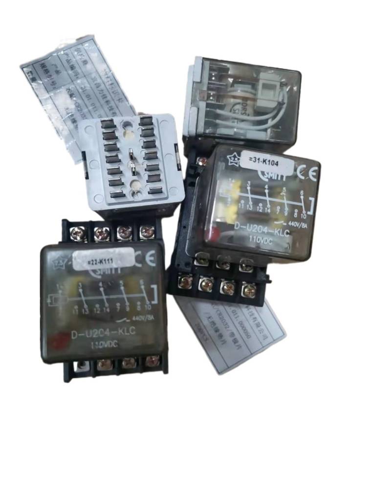 1pcs D-u204-klc 110VDC Molsmit relay DC110V with base HOROJDTH von HOROJDTH