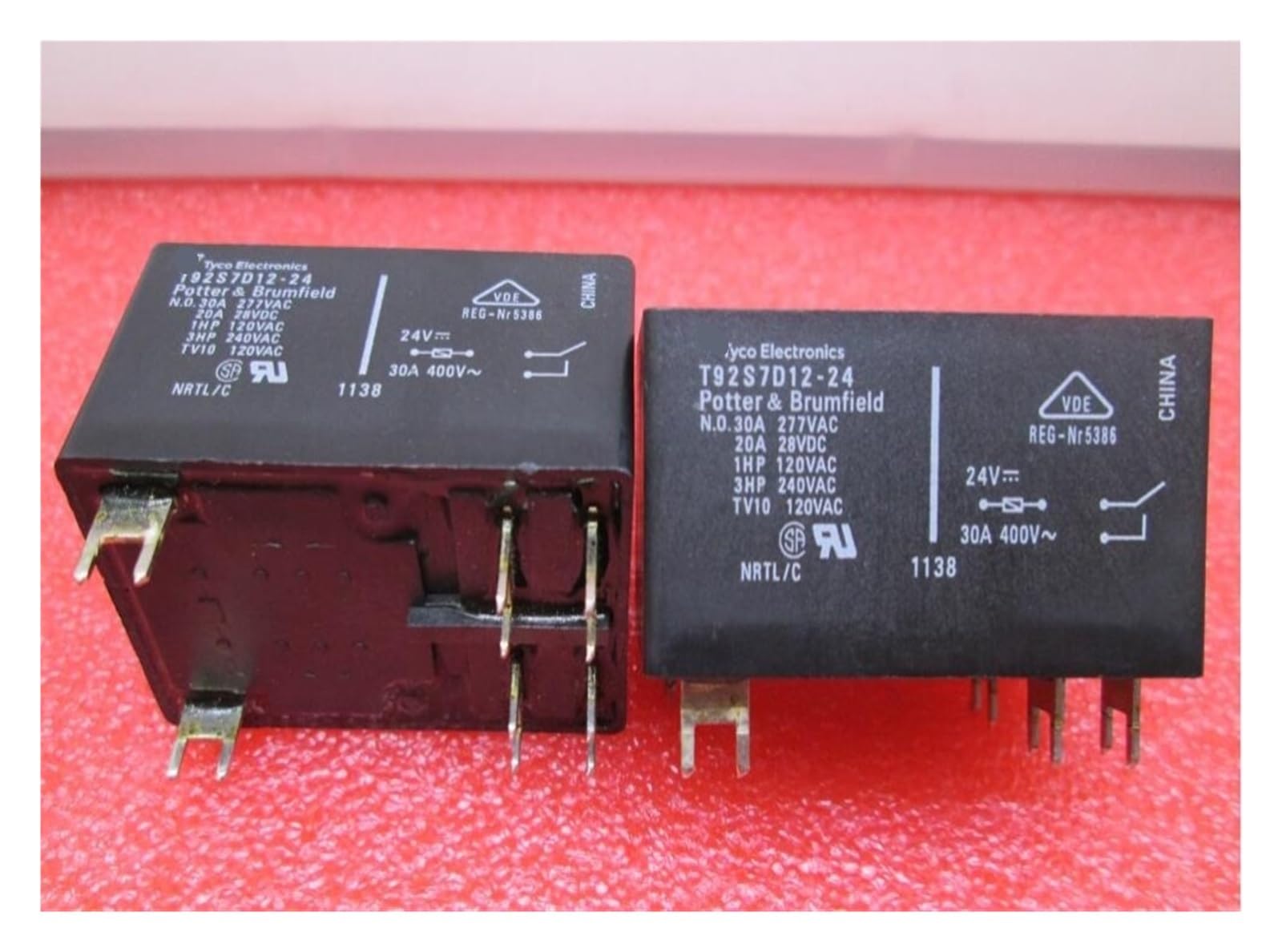 2PCS, relay T92S7D12-24 24V T92S7D12-24-24V T92S7D1224 24V 24VDC DIP6 HOROJDTH von HOROJDTH