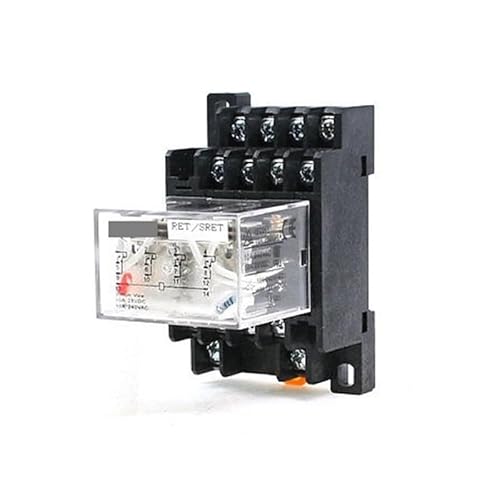 AC220V Coil 3PDT 14P Purpose Power Relay LY4NJ 5A 250VAC/28VDC w Base HOROJDTH von HOROJDTH