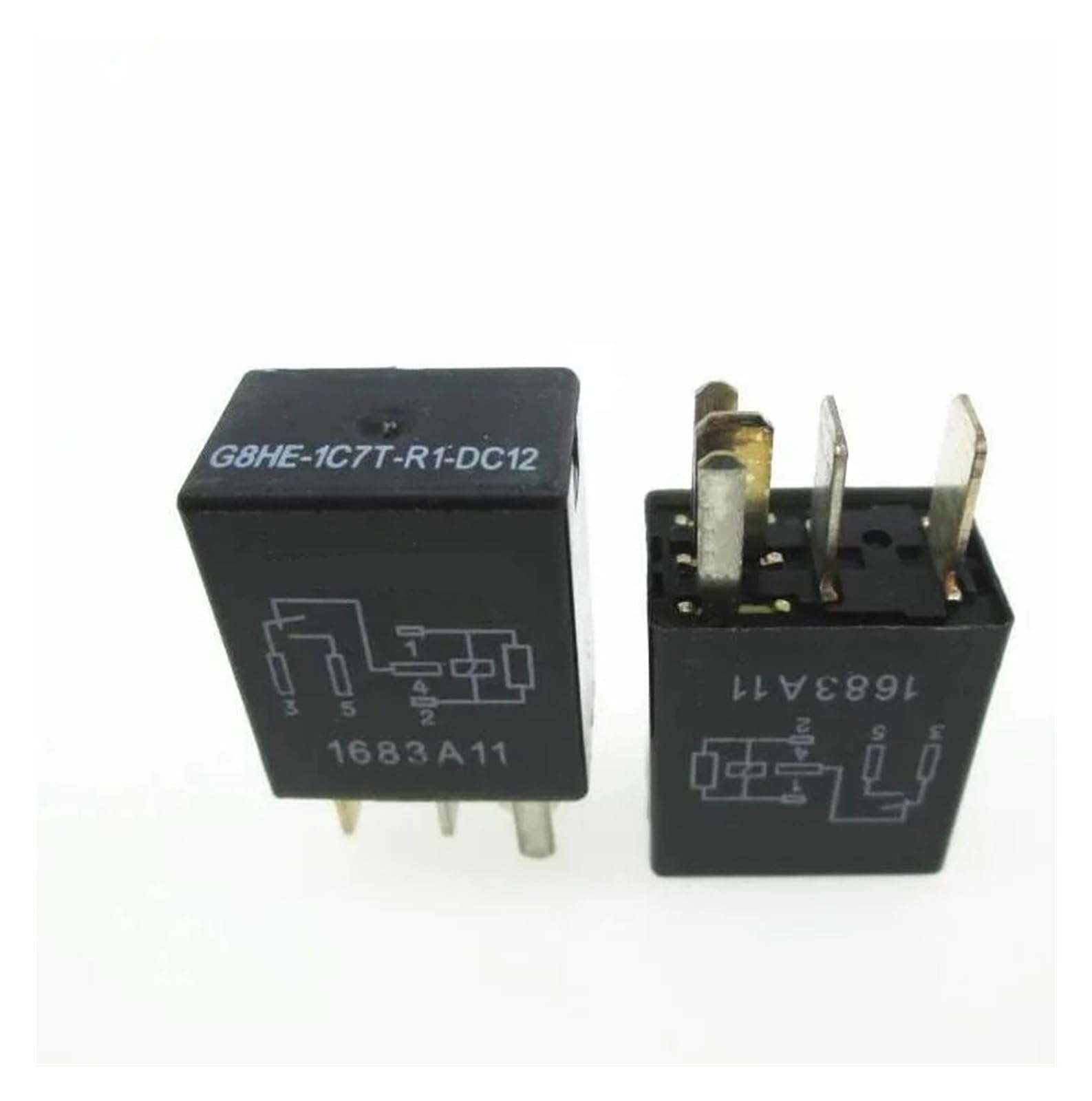 Auto car 12V relay G8HE-1C7T-R1-DC12 G8HE-1C7T-R1-DC12V G8HE-1C7T-R1-12VDC G8HE1C7TR1DC12 12V DC12V 12VDC 5PIN 10PCS/LOT HOROJDTH von HOROJDTH