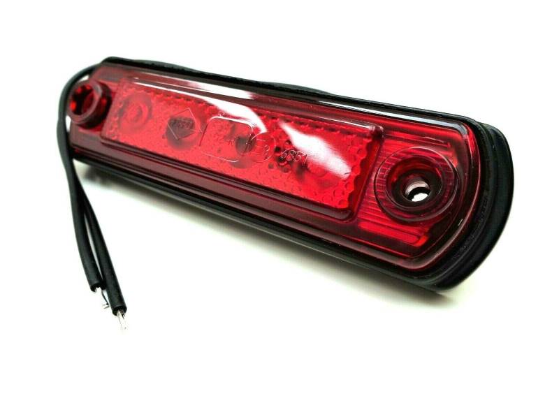 Rot LED Umrissleuchte, Begrenzungsleuchte, Positionsleuchte für LKW PKW Anhänger, Trailer, Wohnwagen usw. von Matel Service