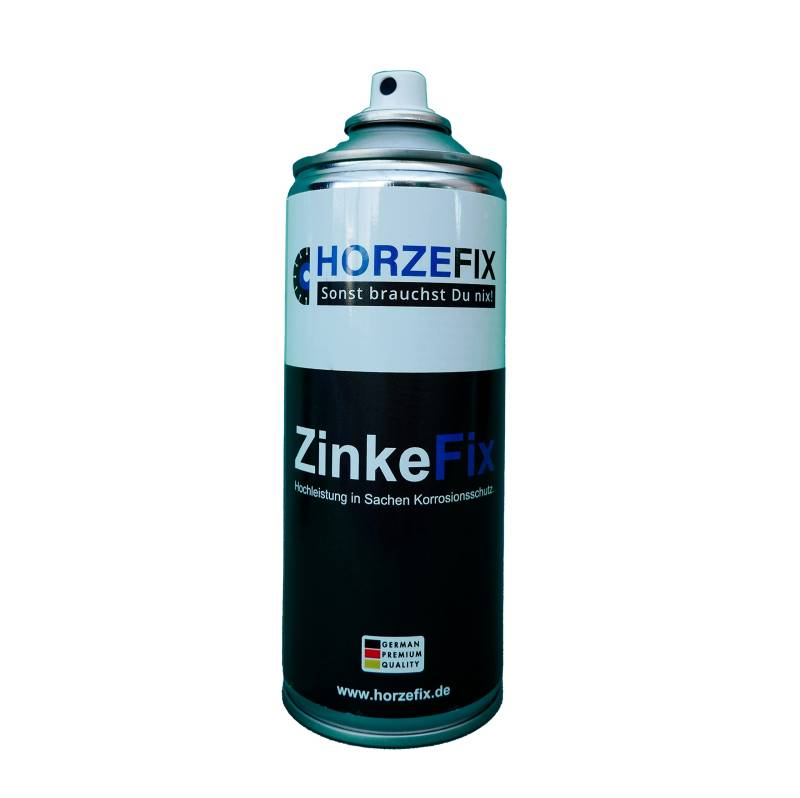 HORZEFIX Zinkspray 400 ml Korrosionsschutz Silber Rostschutzfarbe hitzebeständig von HORZEFIX