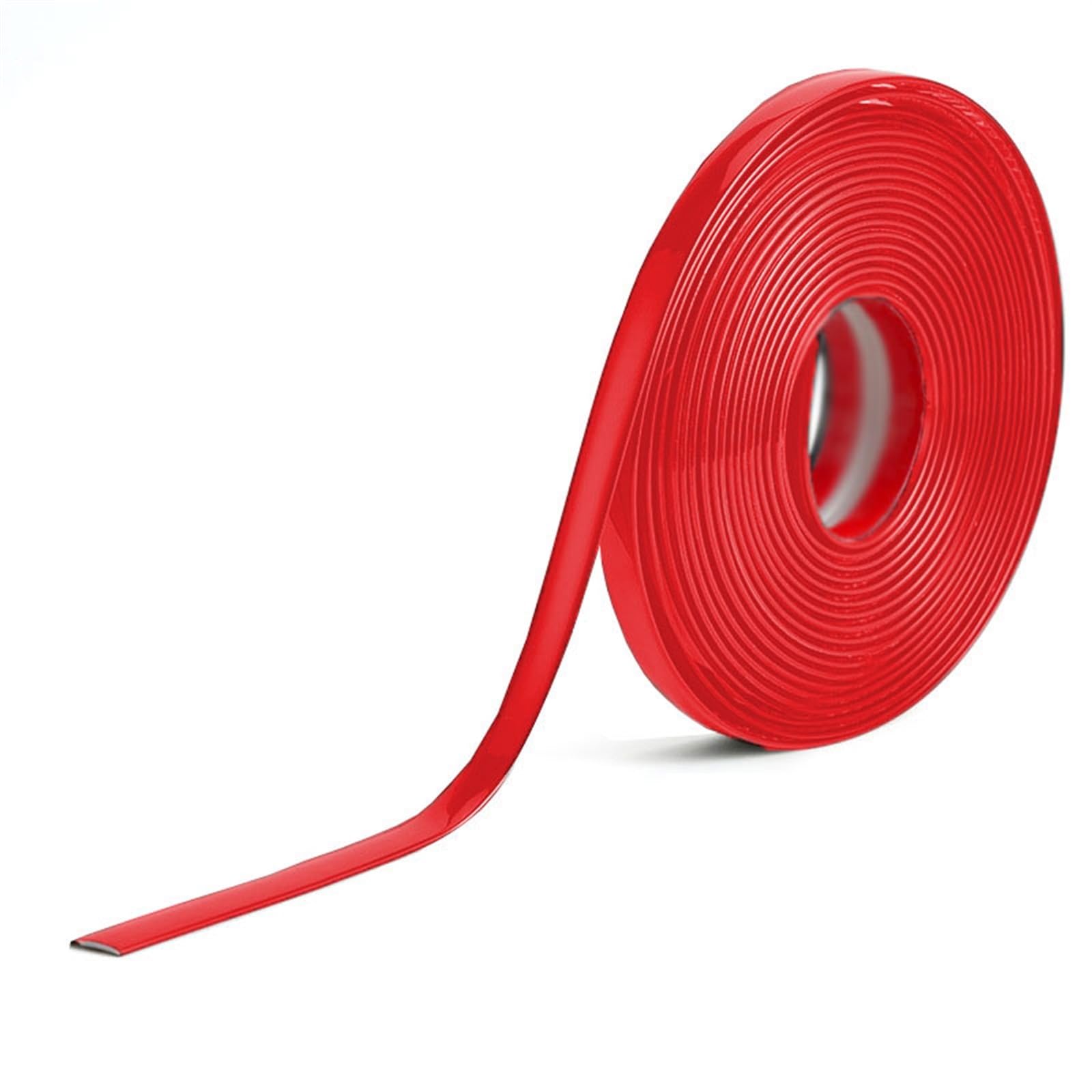 5M Autotür-Schutz Karosserie Fenster Außen Dekoration Klebestreifen PVC Autotür Kantenschutz Stoßstange Schutzleiste Flexibel(Red,6mm(0.23Inch)) von HOTHUIMIN