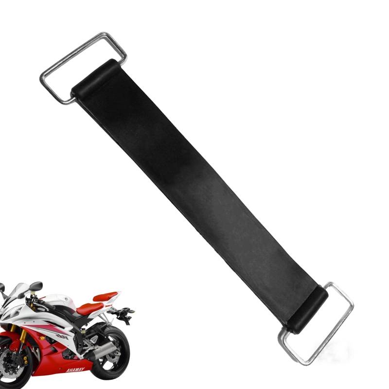 Gummi Batterieband, Motorrad-Roller Bandage, Motorrad Batteriegurt, Elastische Riemen, Gummihalter Gürtel, Feste Halterung Kompatibel mit Honda Suzuki und Anderen Marken Batterien, 175 x 25 mm, 1 Stk von HOTMNTY
