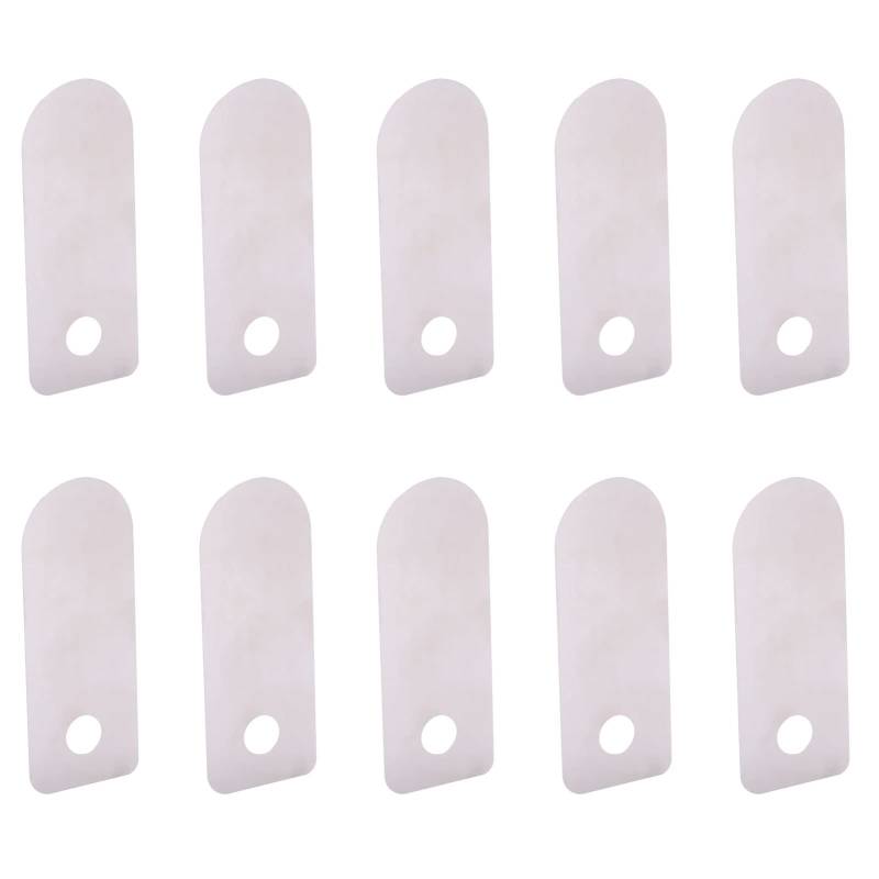 Ventilplatte, Luftkompressor-Ventilplatte Langzeitlagerung Verwendung mit 10 Ersatz-Ventilplatten für die Wartung des Luftkompressors(Kurze Ventilplatte 13 * 33mm) von HOUH