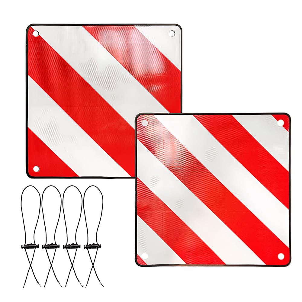 HOVCEH 2in1 Warntafel Italien und Spanien, 50 x 50 cm warntafel fahrradträger aus Aluminium mit 4 Spannseile, Warnschild Italien fahrradträger für Wohnmobil, Fahrradträger, Wohnwagen, Heckträger HOVCEH 2in1 Warntafel Italien und Spanien, 50 x 50 cm warntafel fahrradträger aus Aluminium mit 4 Spannseile, Warnschild Italien fahrradträger für Wohnmobil, Fahrradträger, Wohnwagen, Heckträger von HOVCEH