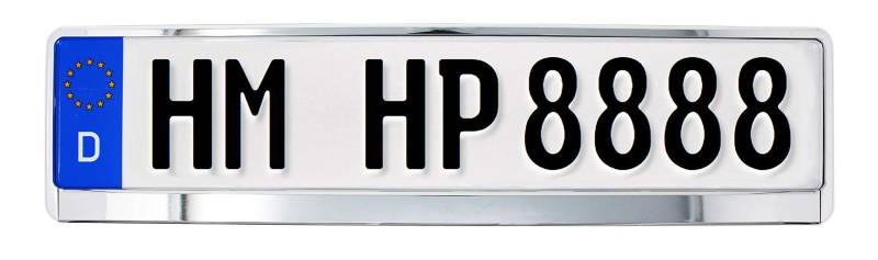 HP-Autozubehör 18512 Kennzeichenhalter Chromlook von HP Autozubehör