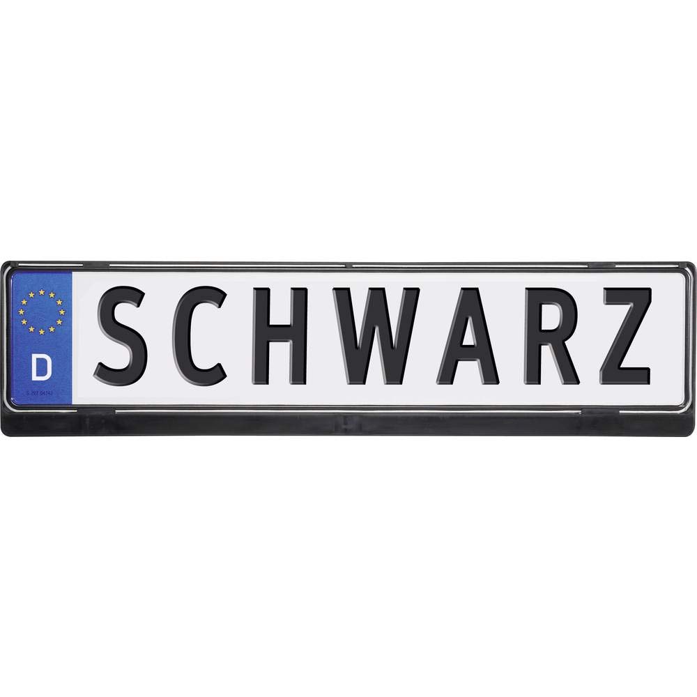 HP-Autozubehör 18515 Kennzeichenhalter Schwarz glänzend HP-Autozubehör 18515 Kennzeichenhalter Schwarz glänzend von HP Autozubehör
