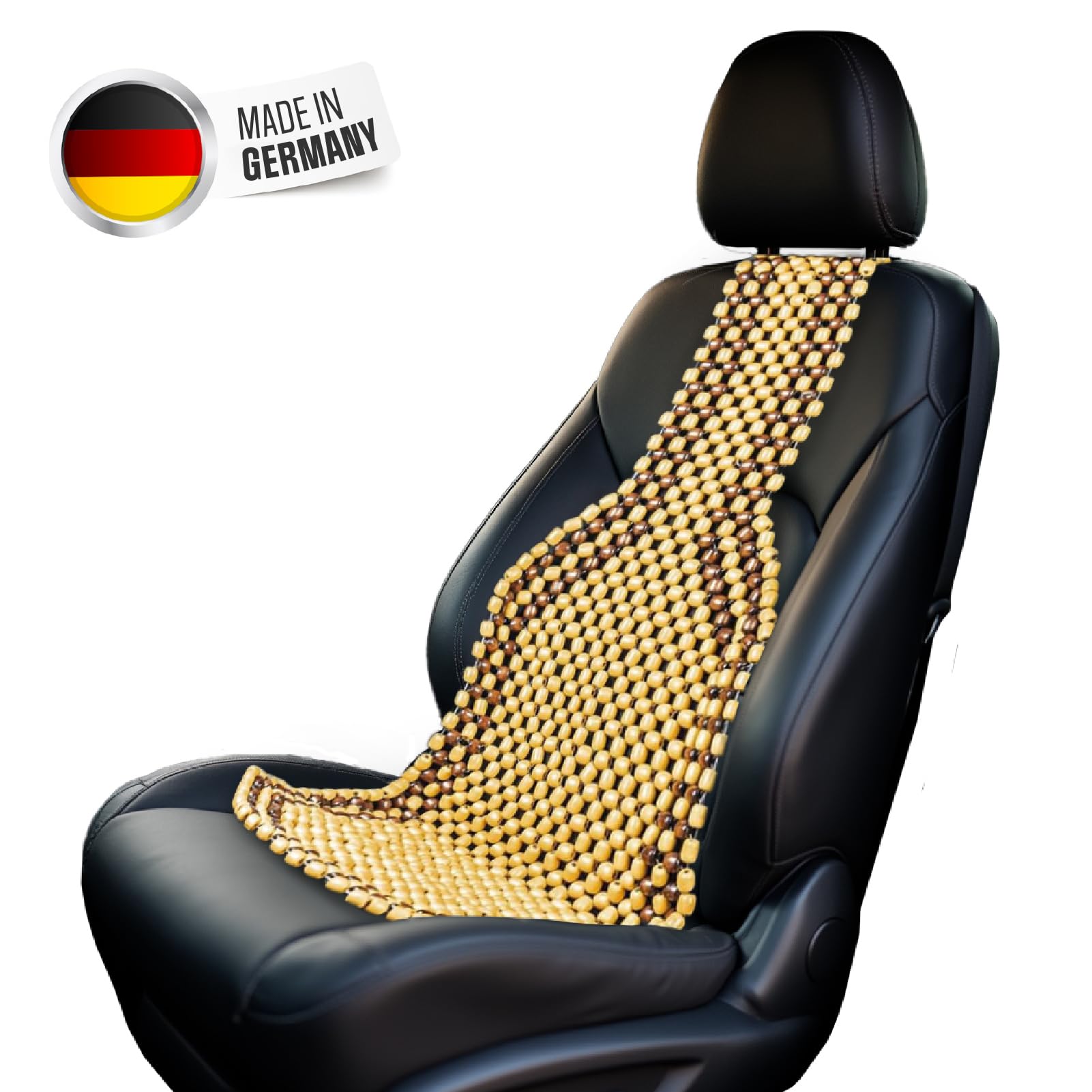 HP-Autozubehör 19117 Holzkugel-Sitzauflage Beige, 128 x 34 cm HP-Autozubehör 19117 Holzkugel-Sitzauflage Beige, 128 x 34 cm von HP Autozubehör