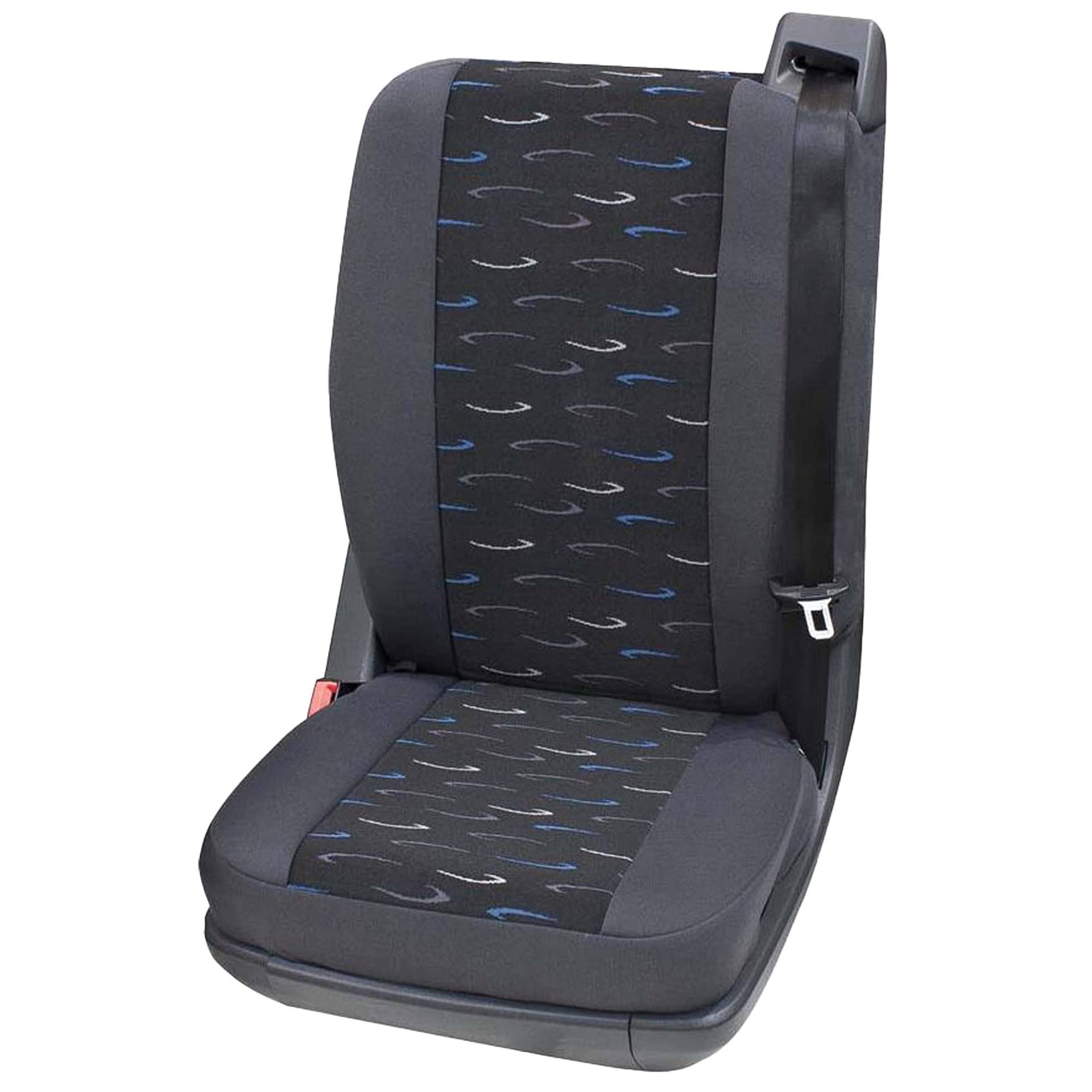 PETEX Sitzbezug Universal Eco Class Profi 2 blau bestehend aus Einzelsitz hinten 1-teilig von PETEX