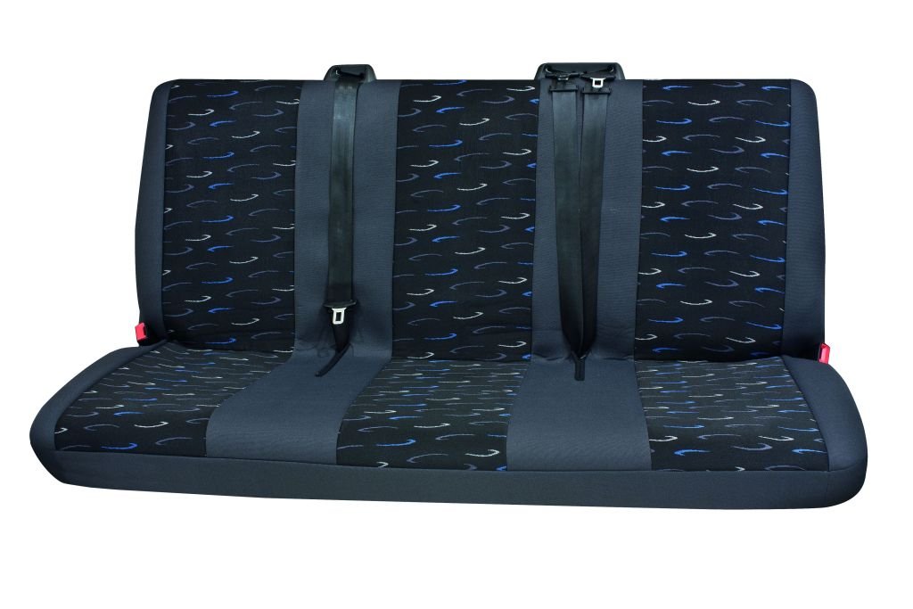 PETEX Sitzbezug Universal Eco Class Profi 2 blau bestehend aus 3er Bank hinten 1-teilig von PETEX