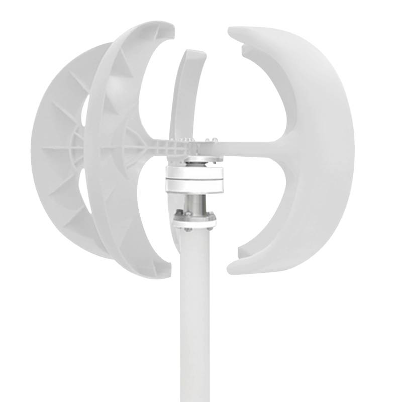 Windturbine Generator Nylonfaser Magnetgenerator für Heimgebrauch Flanschplatte Controller für Wind- und Solarstromerzeugung für Überwachung Boote Straßenlaternen (Weiß, 24V) von HPDTZ